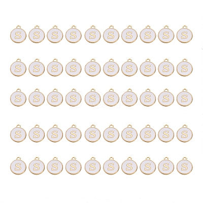 Golden Plated Alloy Charms ENAM-SZ0001-25A-S-1