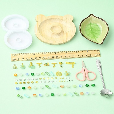 DIY Lampwork Beaded Bracelet Making Kit DIY-FZC0001-01A-1