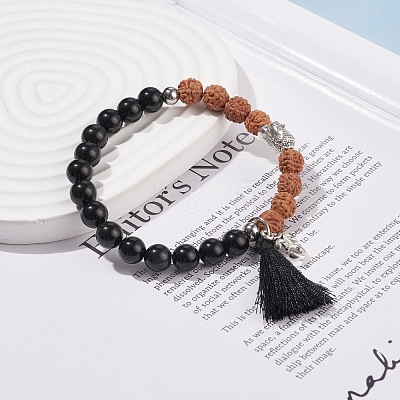 Mala Beads Bracelet BJEW-JB08264-1