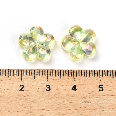 Transaparent Acrylic Beads PACR-H004-01H-1