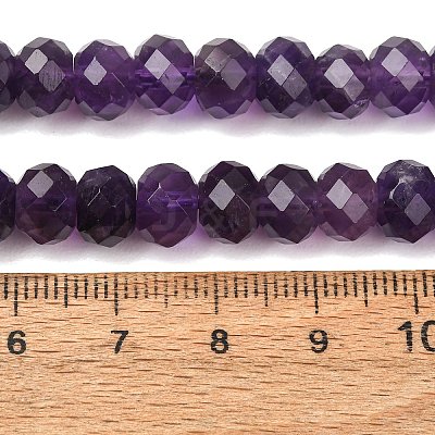 Natural Amethyst Beads Strands GG-CBA59DD-A01-5x8mm-1