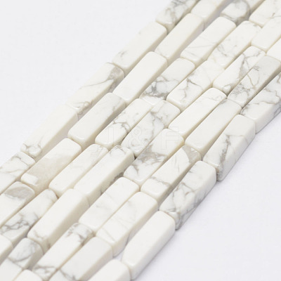 Natural Howlite Beads Strands X-G-E342-15-1
