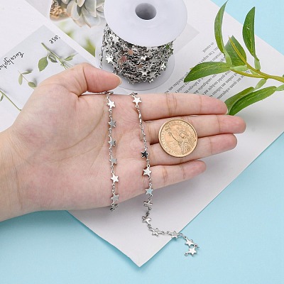 Tarnish Resistant 304 Stainless Steel Decorative Chains CHS-E001-02P-1