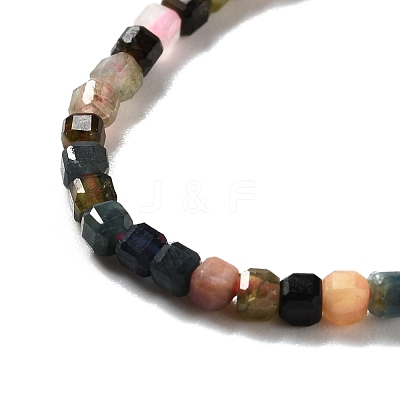 Natural Multicolor Tourmaline Beads Strands G-D467-A16-1