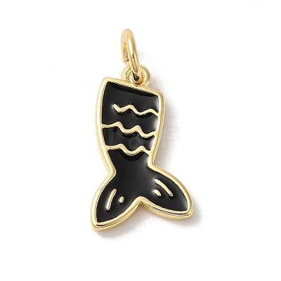 Rack Plating Brass Enamel Pendants KK-Z056-48G-02-1
