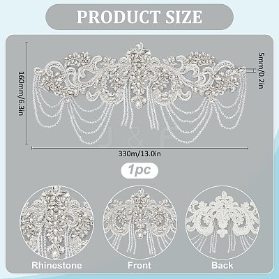1Pc Cloth Embroidery Cloth Iron On/Sew On Patches DIY-FH0009-67B-1
