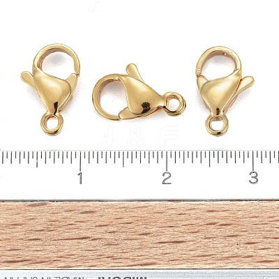 304 Stainless Steel Lobster Claw Clasps X-STAS-H352-01D-G-1