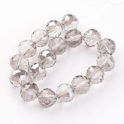 Electroplate Glass Bead Strands EGLA-J140-PL02-14mm-1