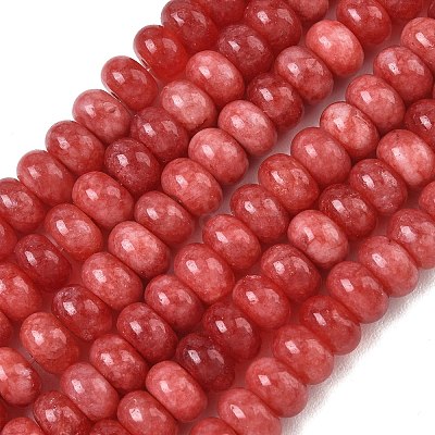 Dyed Natural White Jade Beads Strands GG-CBA9281-A18-5x8mm-1