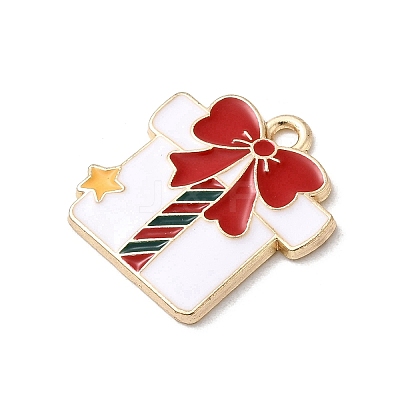 Christmas Alloy Enamel Pendants FIND-H055-17F-G01-1