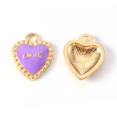 Alloy Enamel Pendants ENAM-S121-038C-1