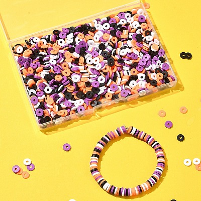 1880Pcs 4 Colors Handmade Polymer Clay Beads CLAY-YW0002-01B-1