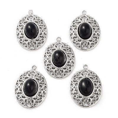 304 Stainless Steel Pendants STAS-L012-359C-P-1