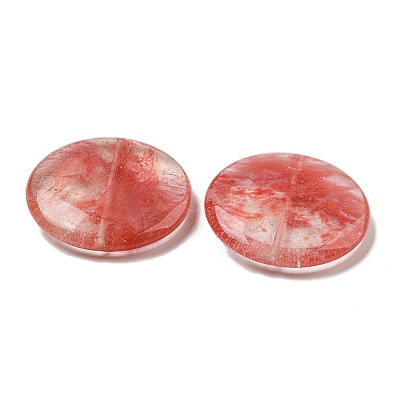 Cherry Quartz Glass Beads G-B070-17A-1