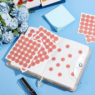 Round Dot PVC Decorative Stickers DIY-WH0423-007-1
