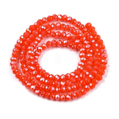 Electroplate Glass Beads Strands EGLA-A044-P1mm-A03-1