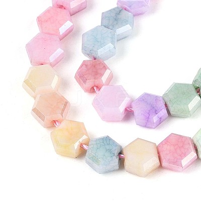 Anti-Tarnish Electroplate Glass Beads Strands GLAA-T028-6mm-02M-1