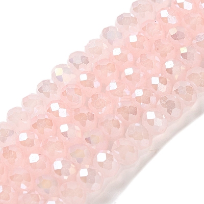 Baking Electroplate Glass Beads Strands LS-DGLA-A039-J10mm-B14-1