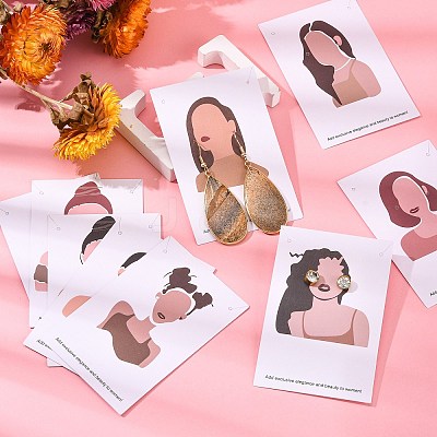 Cardboard Jewelry Display Cards CDIS-H002-02-1
