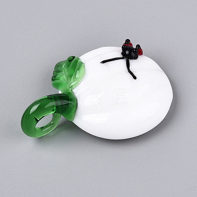 Handmade Lampwork Pendants LAMP-N034-02A-1