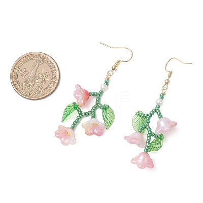 304 Stainless Steel Dangle Earrings EJEW-MZ00587-01-1