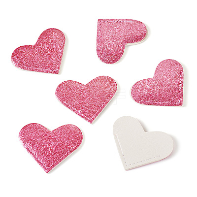 Glitter PU Lerther Bookmark AJEW-TAC0040-03D-1