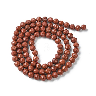 Natural Red Jasper Beads Strands G-F748-H01-03-1