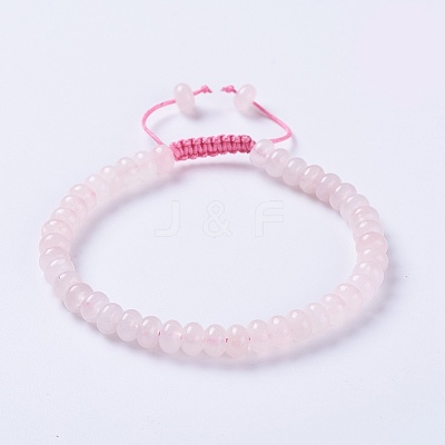 Adjustable Nylon Cord Braided Bead Bracelets BJEW-F369-B04-1