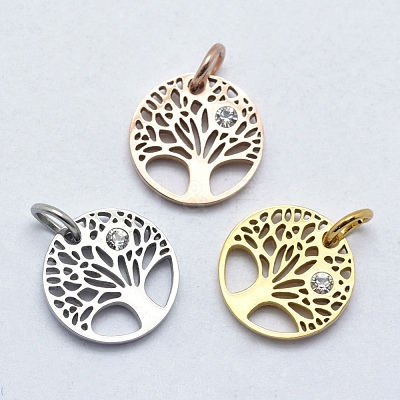 316 Surgical Stainless Steel Pendants STAS-K178-11-1
