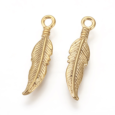 304 Stainless Steel Pendants STAS-E446-08G-1