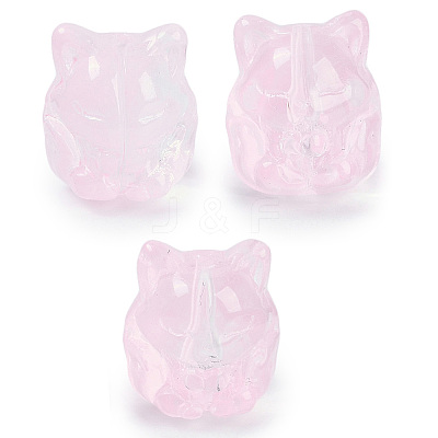 Transparent Spray Paint Glass Beads LS-X1-GLAA-H035-01D-1