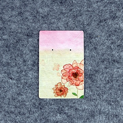 100Pcs Paper Jewelry Display Cards for Earrings Necklaces Display PW-WG79999-11-1