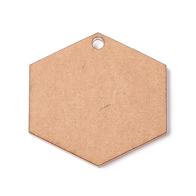Acrylic Pendants OACR-WH0003-10-1