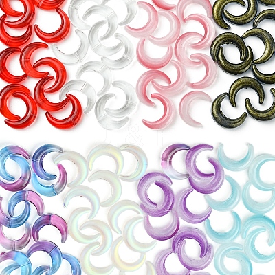 20Pcs Gradient Color Handmade Lampwork Beads LAMP-FS0001-18E-1