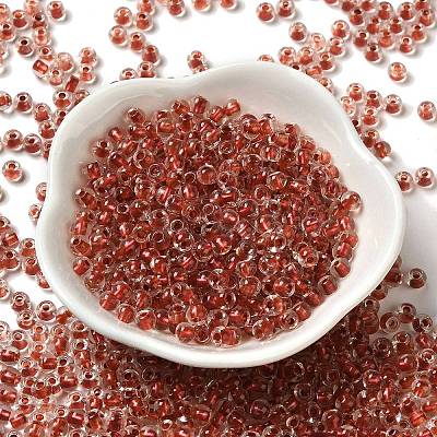 6/0 Transparent Inside Colours Glass Seed Beads SEED-P006-01A-05-1
