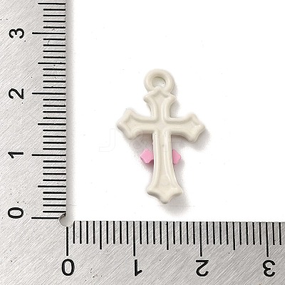 Spray Painted Aloy Pendant FIND-Z043-09D-1