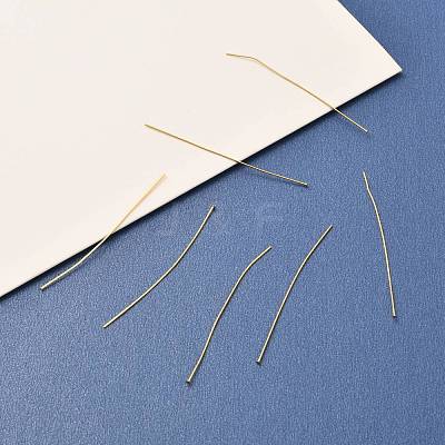Brass Flat Head Pins X-KK-F824-114E-G-1