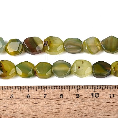 Dyed & Heated Natural Agate Beads Strands G-N359-15A-04-1
