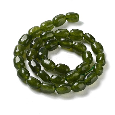 Natural White Jade Beads Strands G-E614-B01-02-1
