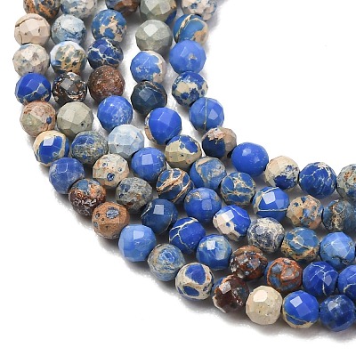 Natural Imperial Jasper Beads Strands G-L578-A15-1