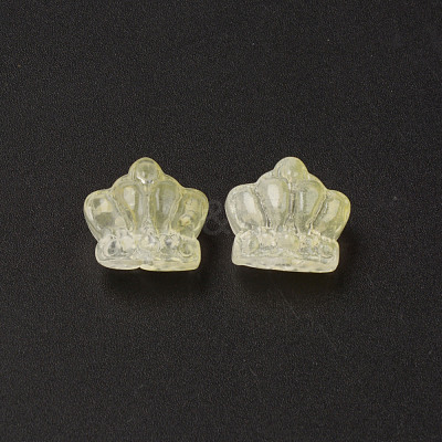 Two Tone Transparent Spray Painted Glass Beads GLAA-Q092-02-C04-1