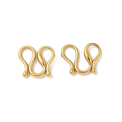 304 Stainless Steel S-Hook Clasps STAS-L300-003A-G-1