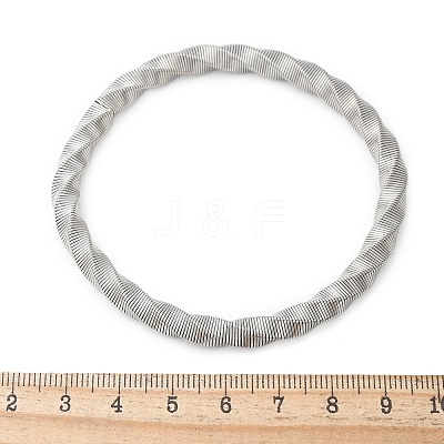 304 Stainless Steel Stretch Bangles for Women LS-BJEW-P315-02A-P-1