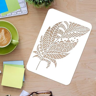Plastic Reusable Drawing Painting Stencils Templates Sets DIY-WH0172-311-1