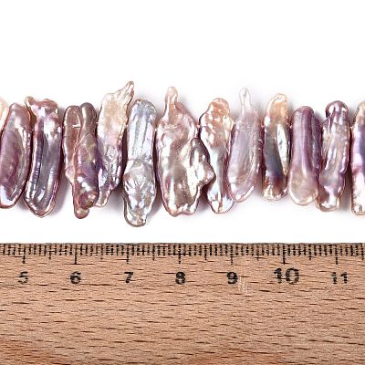 Natural Baroque Keshi Pearl Beads Strands PEAR-S020-H13C-1