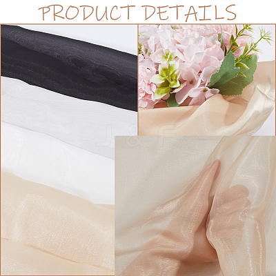 2pcs Satin Fabric DIY-GF0009-66B-1