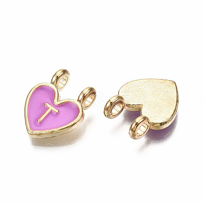 Alloy Enamel Charms ENAM-T012-02T-RS-1