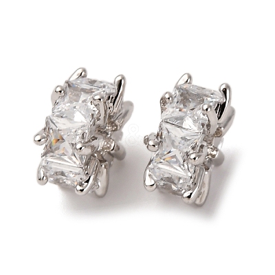 Brass Micro Pave Cubic Zirconia Beads KK-CJC0013-07P-RS-1