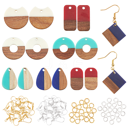 DIY Dangle Earring Making Kits DIY-OC0007-20-1