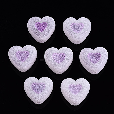 Flocky Acrylic Beads LS-MACR-S275-28D-1